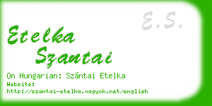 etelka szantai business card